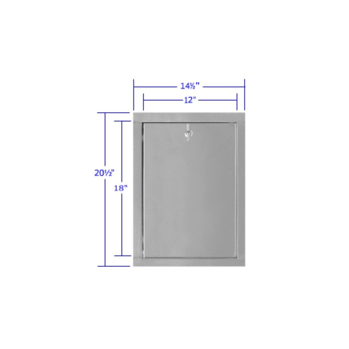 ElectriChef 18" x 12" Stainless Steel Trash Door