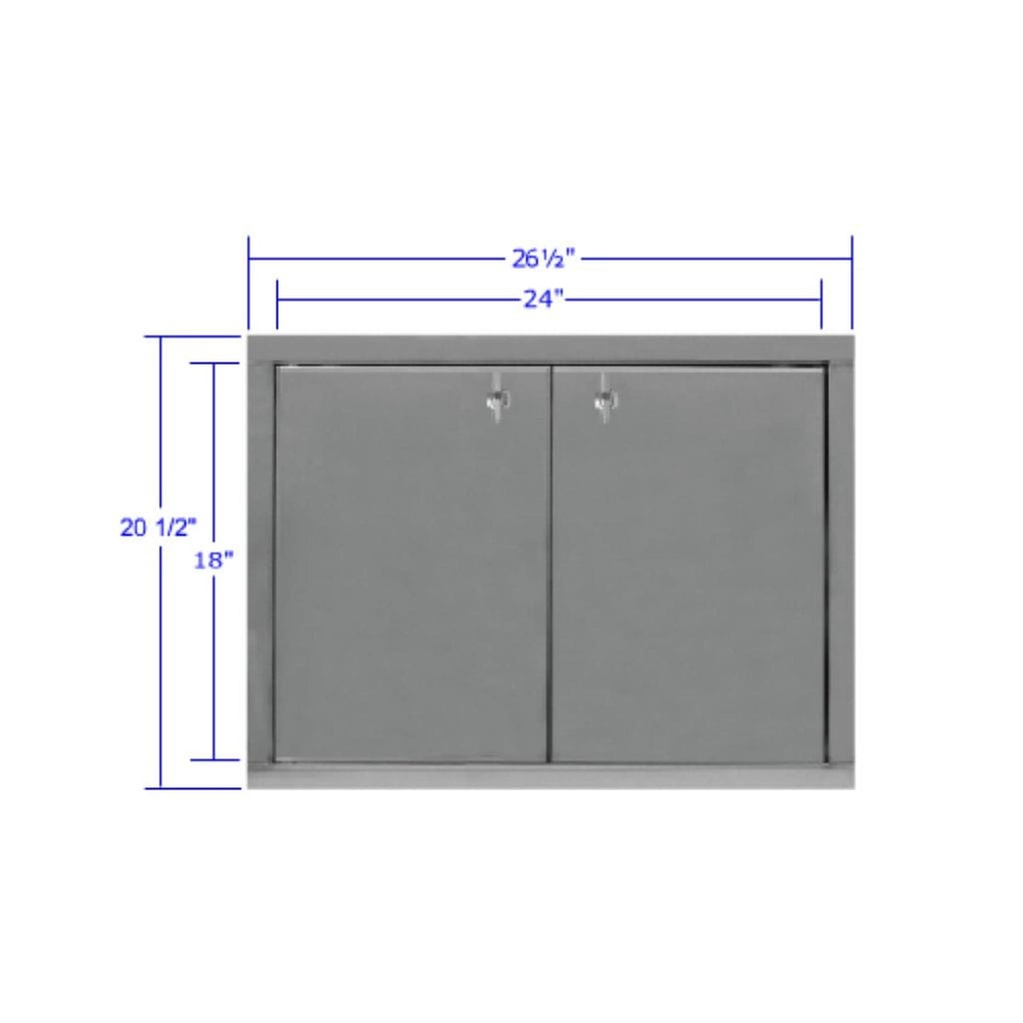 ElectriChef 18" x 24" Dual Stainless Steel Access Door