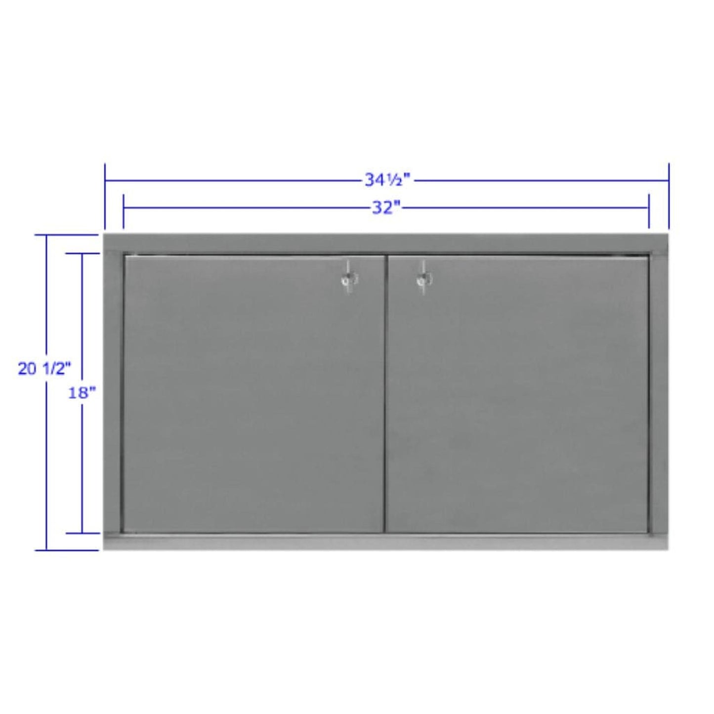 ElectriChef 18" x 32" Dual Stainless Steel Access Door