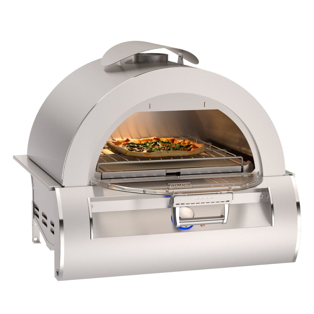 Blaze 26-Inch Countertop Propane Outdoor Pizza Oven W/ Rotisserie