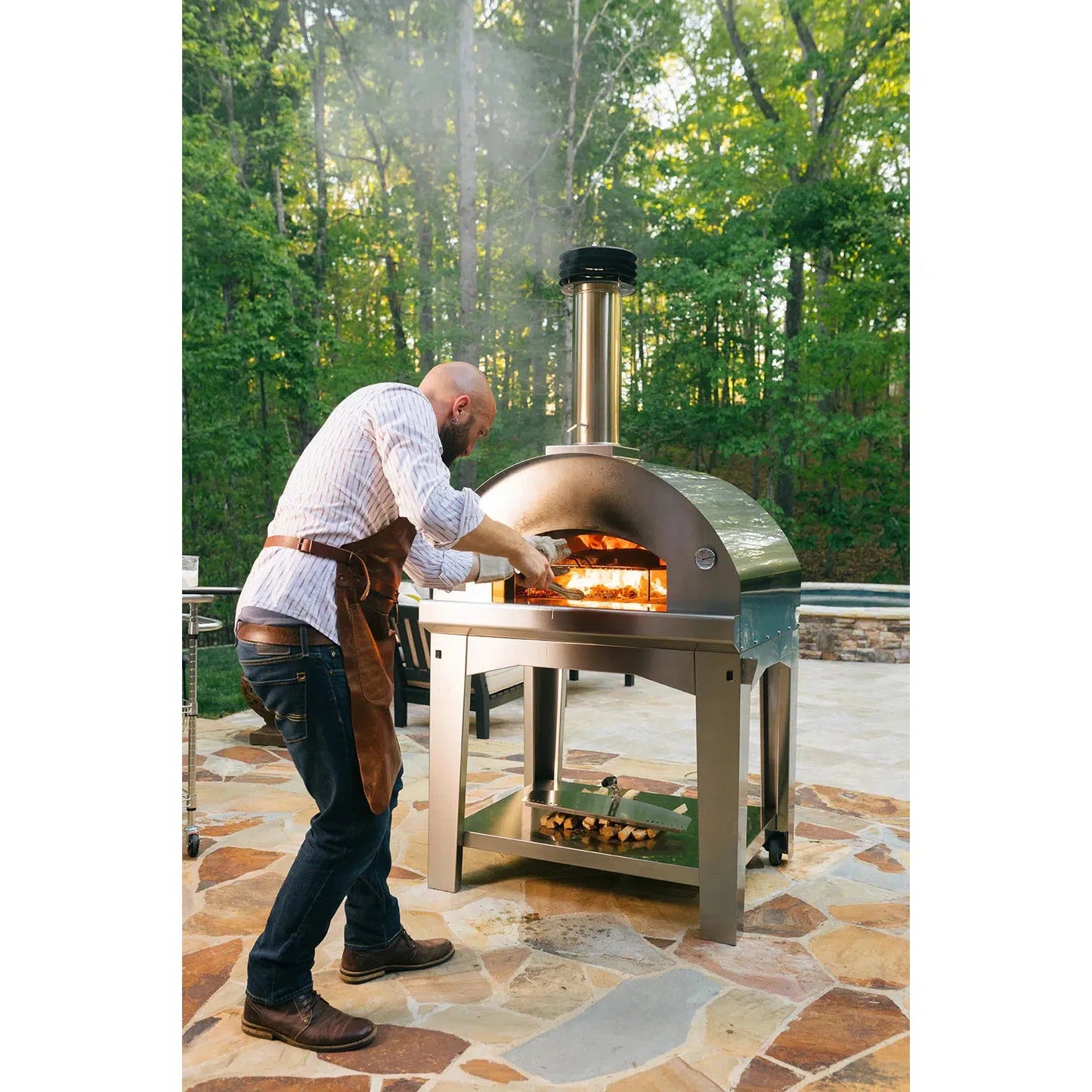 Fontana Forni Forno Toscano Stainless Steel Grill for Ovens