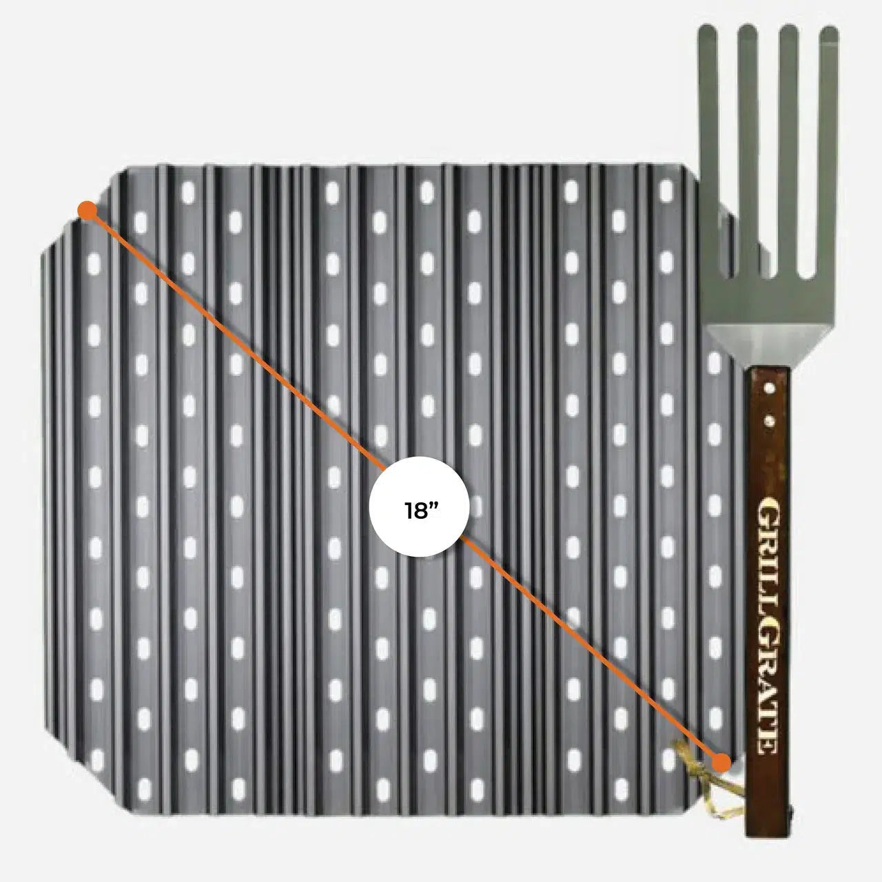 GrillGrate 15" Radius Cut Panel Grate