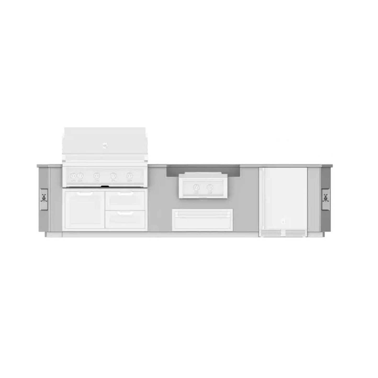 Hestan 12' Outdoor Living Suite with Power Burner - GE Series