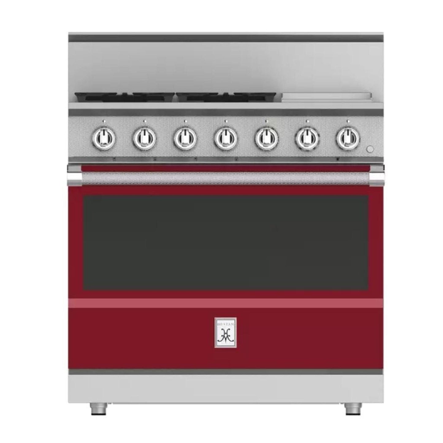 Hestan 36" 4-Burner All Gas Range with 12" Griddle - KRG Series