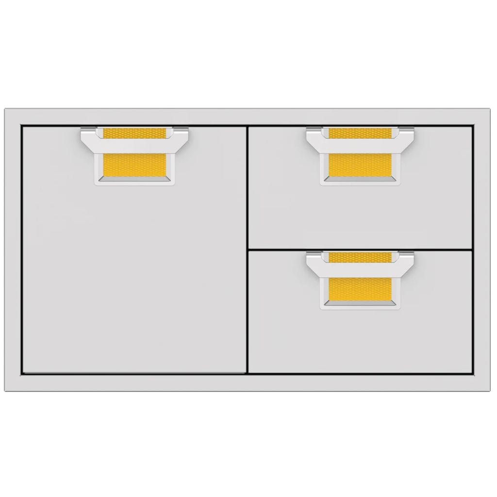 Hestan 36" Aspire Double Drawer and Door Storage Center