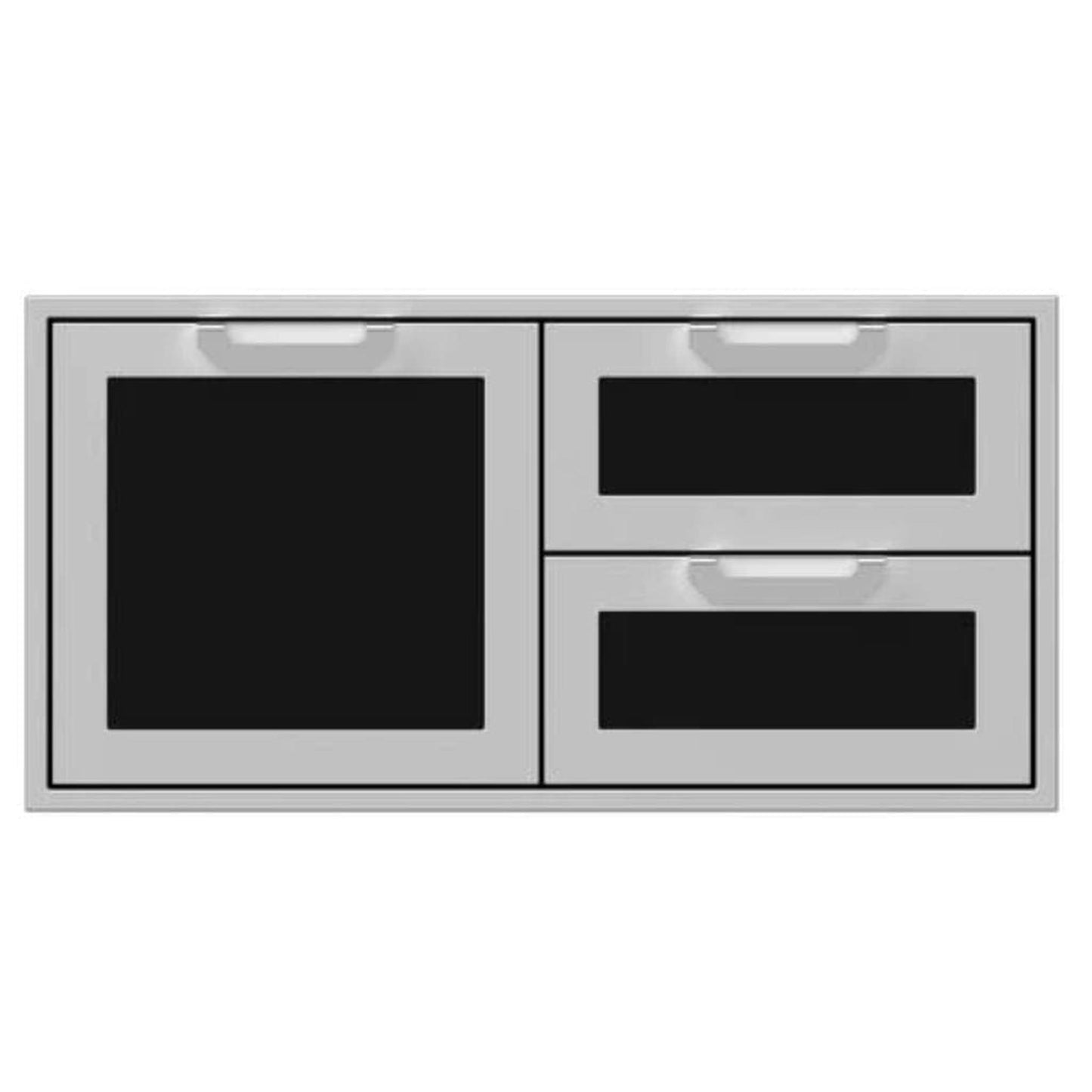 Hestan 36" Double Drawer and Door Storage Combo