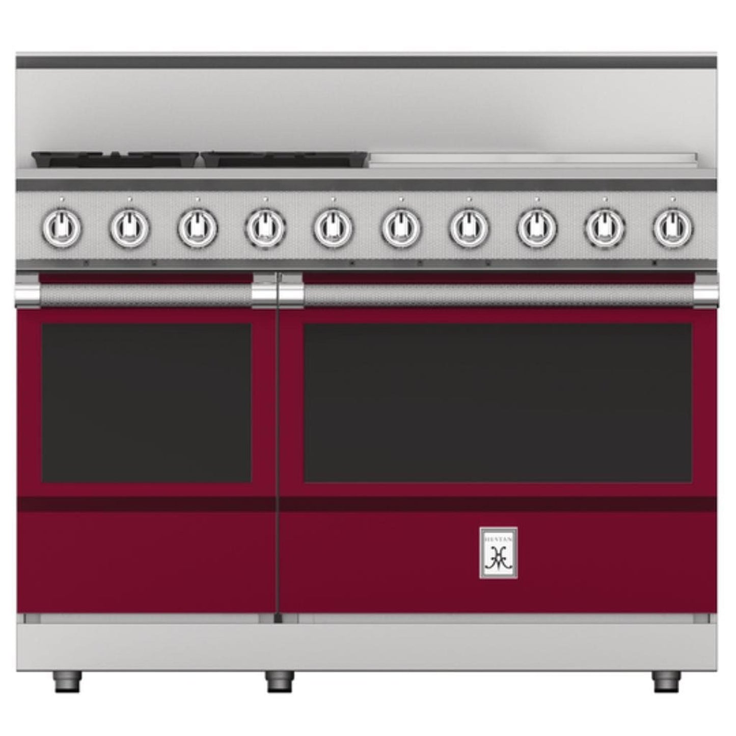 Hestan 48" 5-Burners Gas Range with 24" Griddle