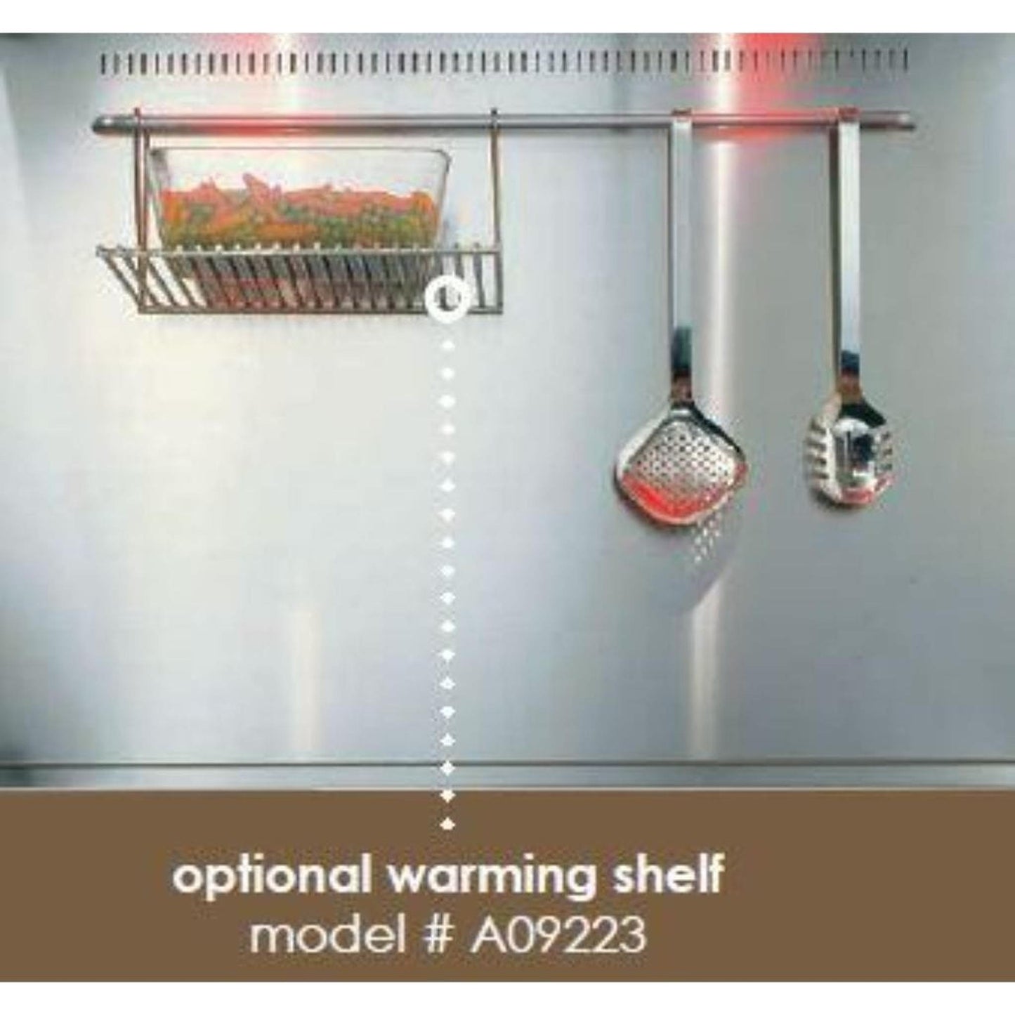 ILVE 26" Warming Shelf For Backsplash