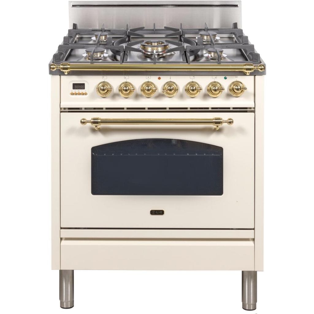 Heavy Duty Stove - 4 Burners - Double Unit - 70cm Deep - with Oven