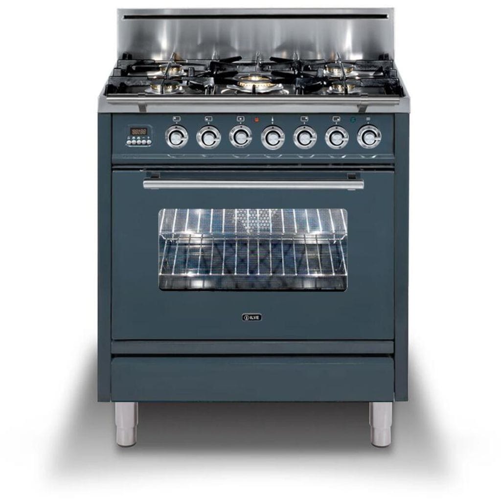 ILVE 30” 5-Burners Professional Plus Series Freestanding Gas Range with Trim