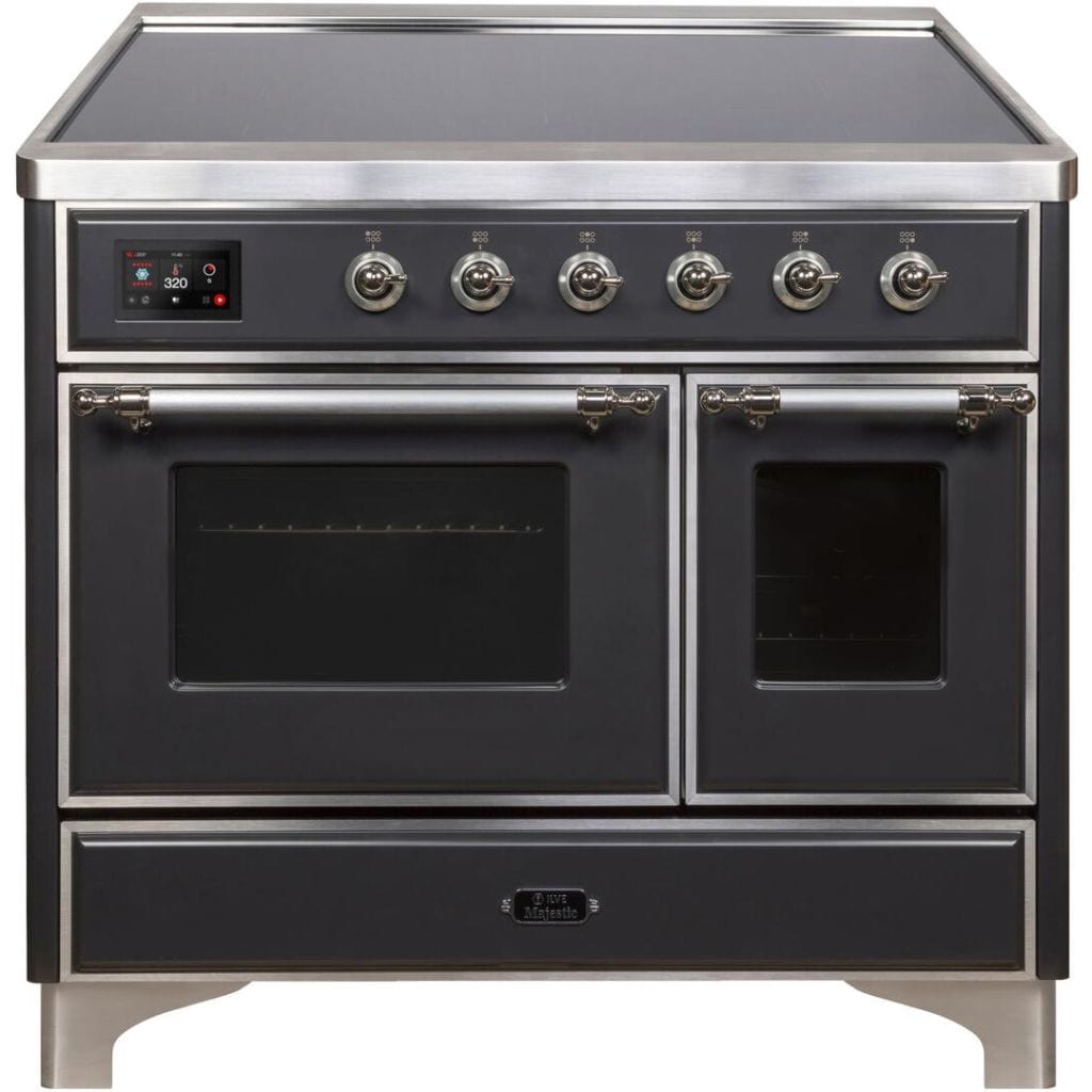 ILVE 40” 6-Burners Majestic II Series Freestanding Electric Range with Trim