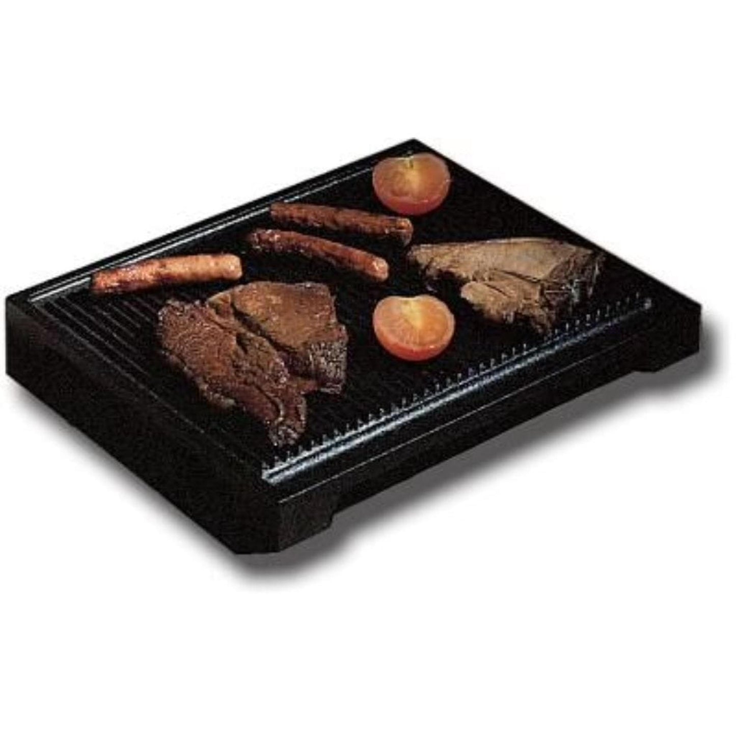 ILVE Small Ribbed Cast Iron Steak Grill Pan