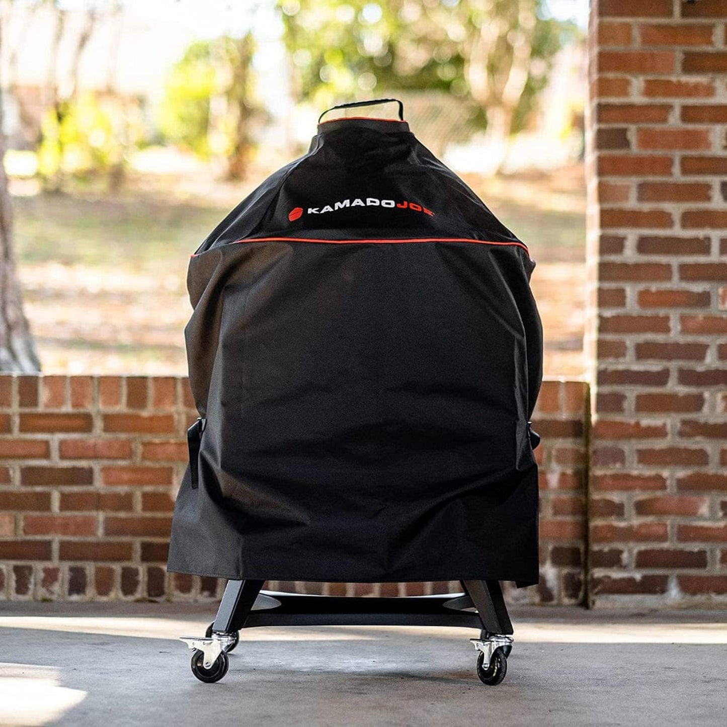 Kamado Joe Black Polyester Grill Cover for Kettle Joe Grill