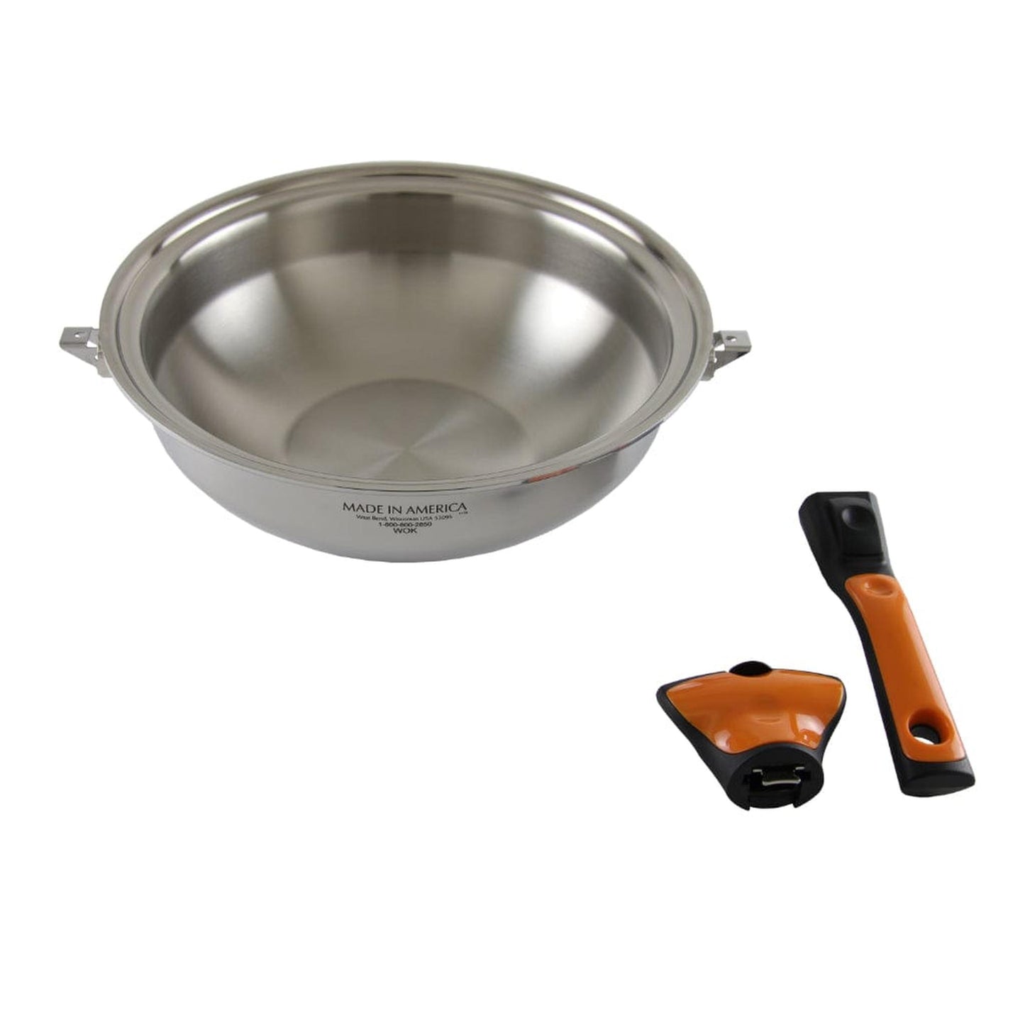 Kenyon StacKEN Wok 12" Cookware With Cover and Detachable Handles