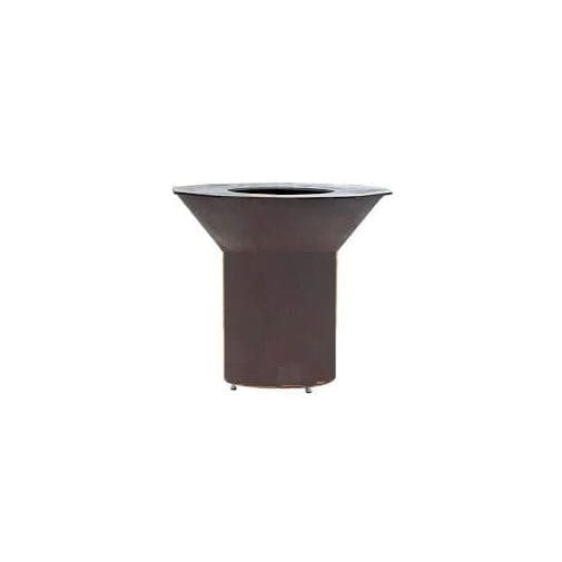 Le Bol 24" High Matte Black Finish Pedestal