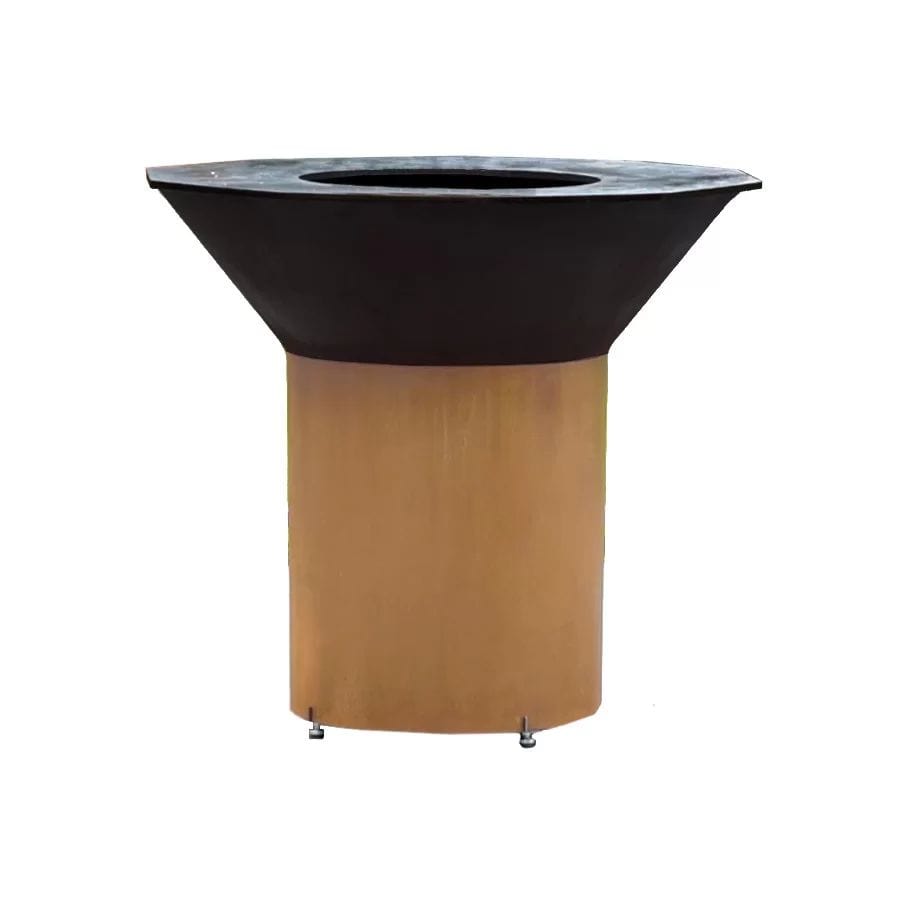 Le Bol 24" High Oxidized Patina Finish Pedestal
