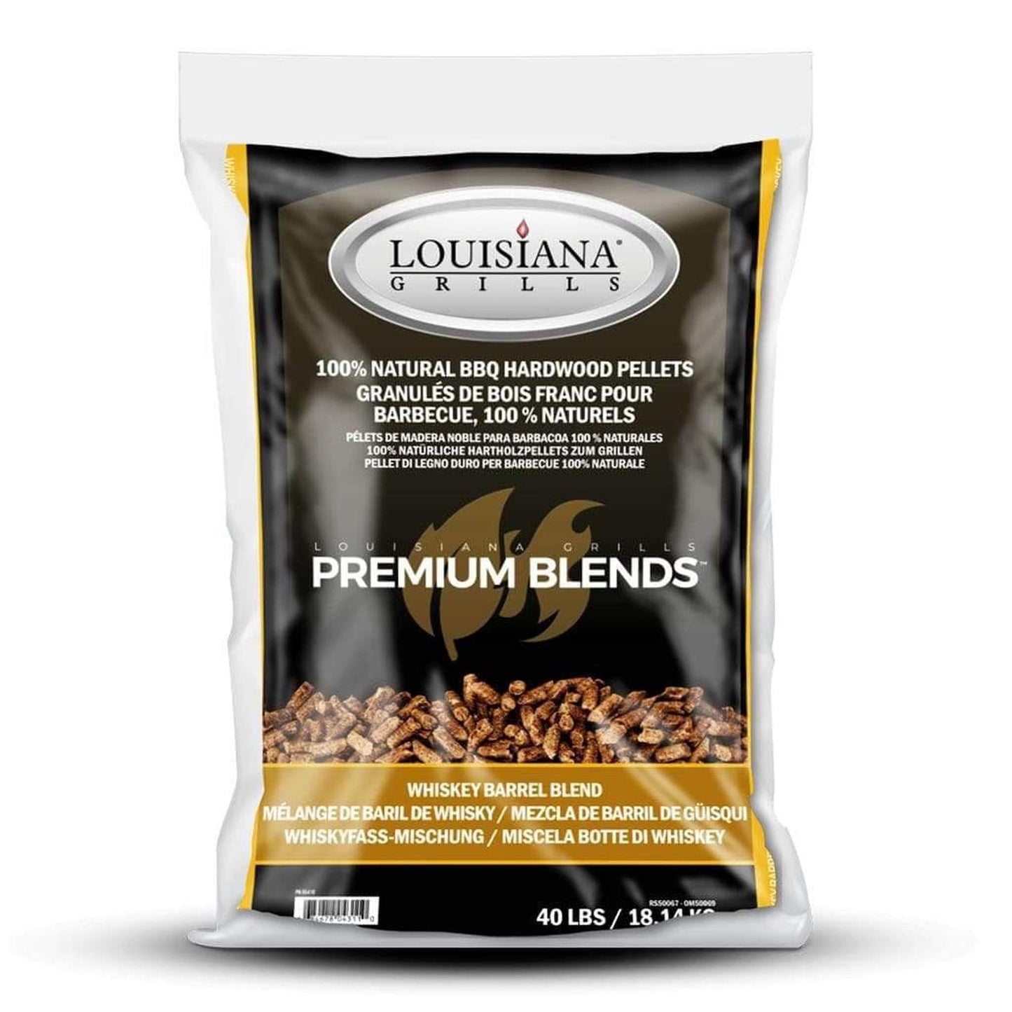 Louisiana Grills Whiskey Barrel Blend Pellets - 40 LB.