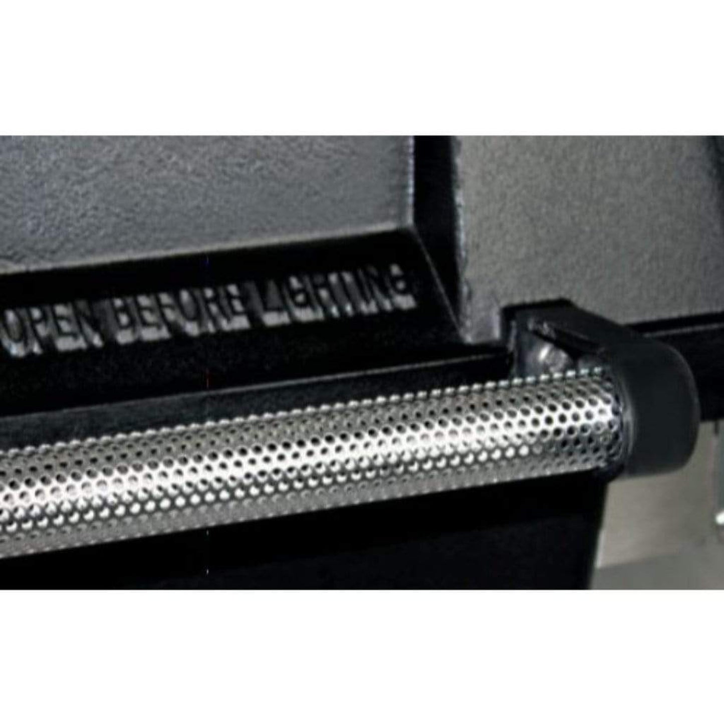 MHP AMCWMPB Freestanding Grill With Stainless Steel Shelves