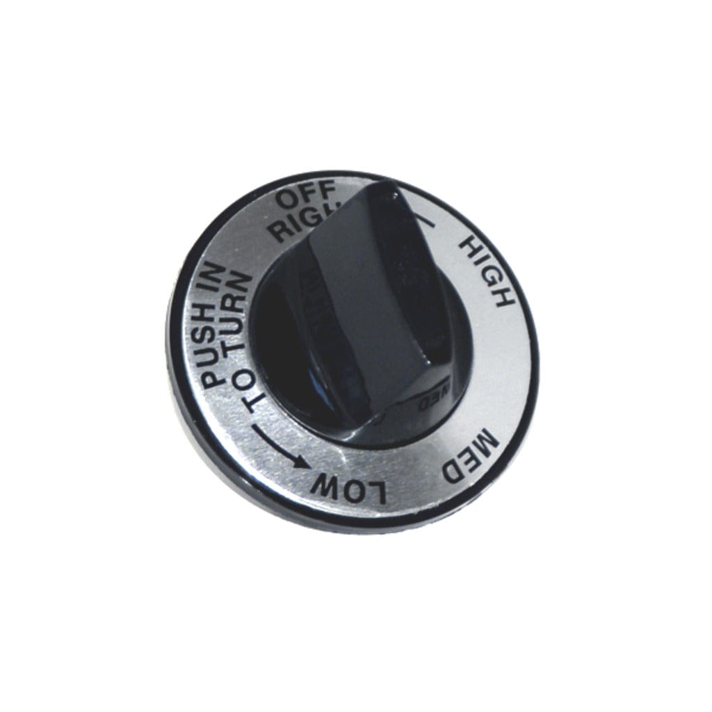 MHP K12RB Silver Face Knob for Charmglow Grills - Right Side