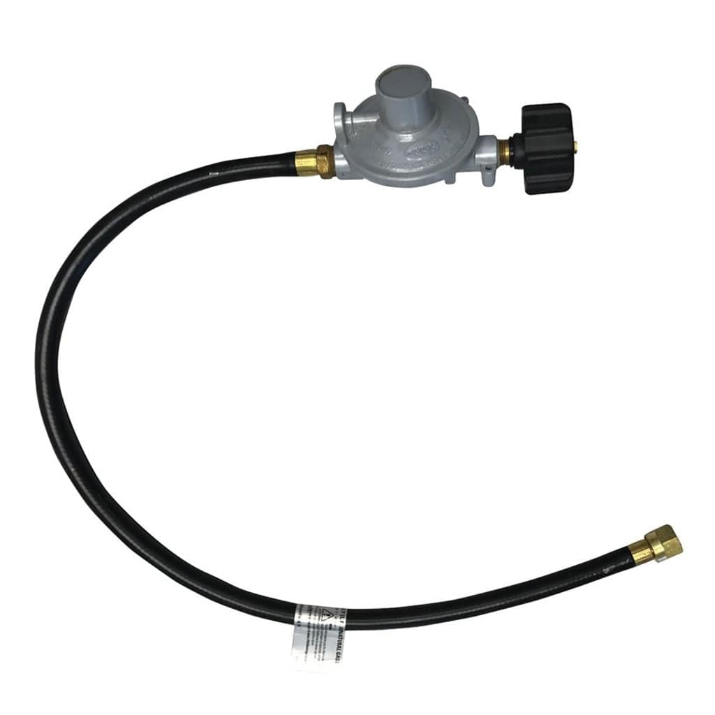 MHP PF80-17LP Heavy-Duty Propane Regulator and 28" Hose