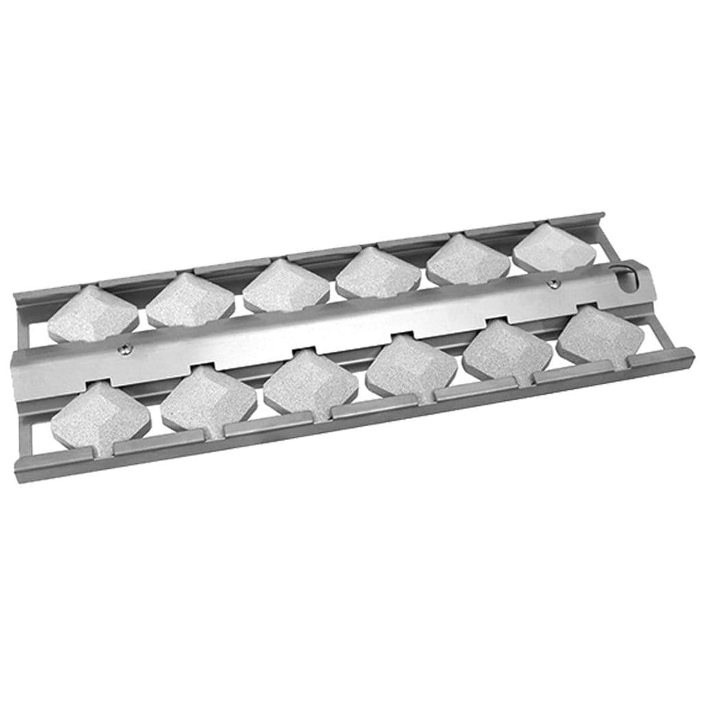 MHP WLFTECT1 Stainless Steel Ceramic Briquette Tray with Porcelain Briquettes