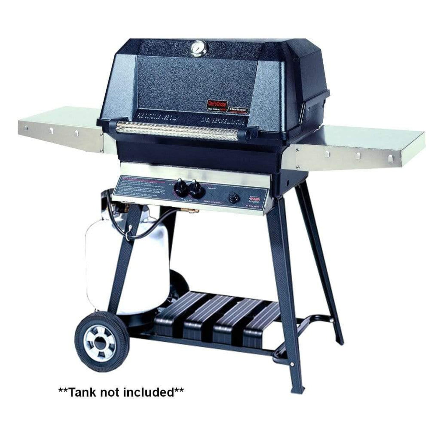 MHP WNK 4 Gas Grill Head With 2 Stainless Steel Shelves
