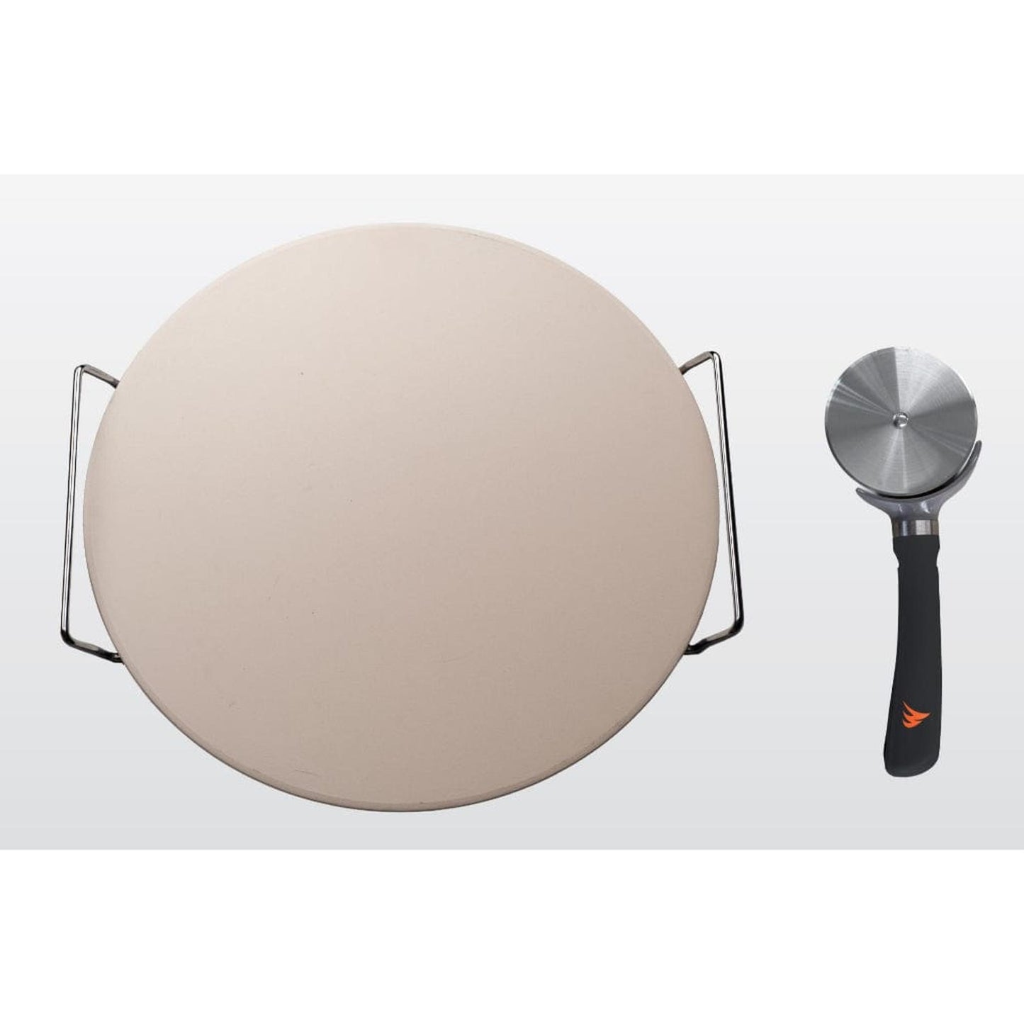 Memphis 13" Pizza Stone With Pizza Cutter