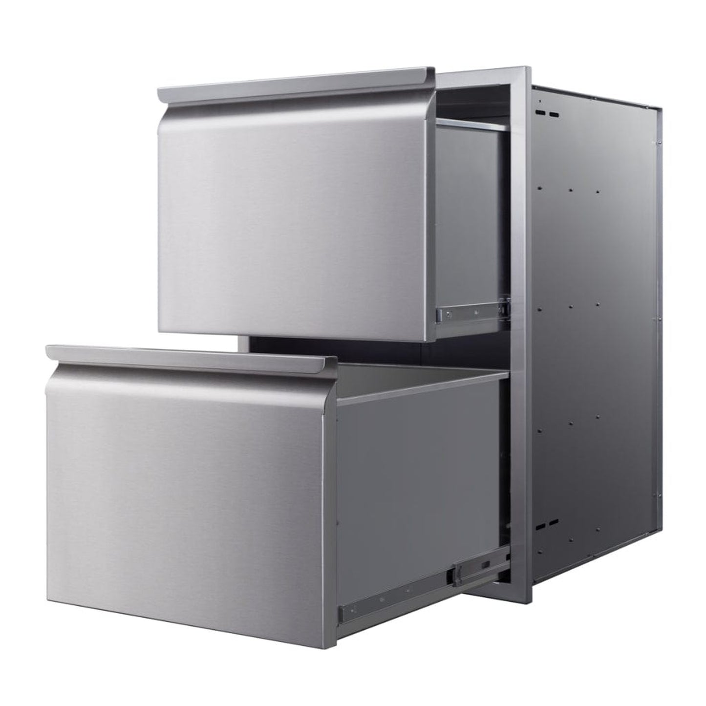 Memphis 21" Double Access Stainless Steel Drawer Stack