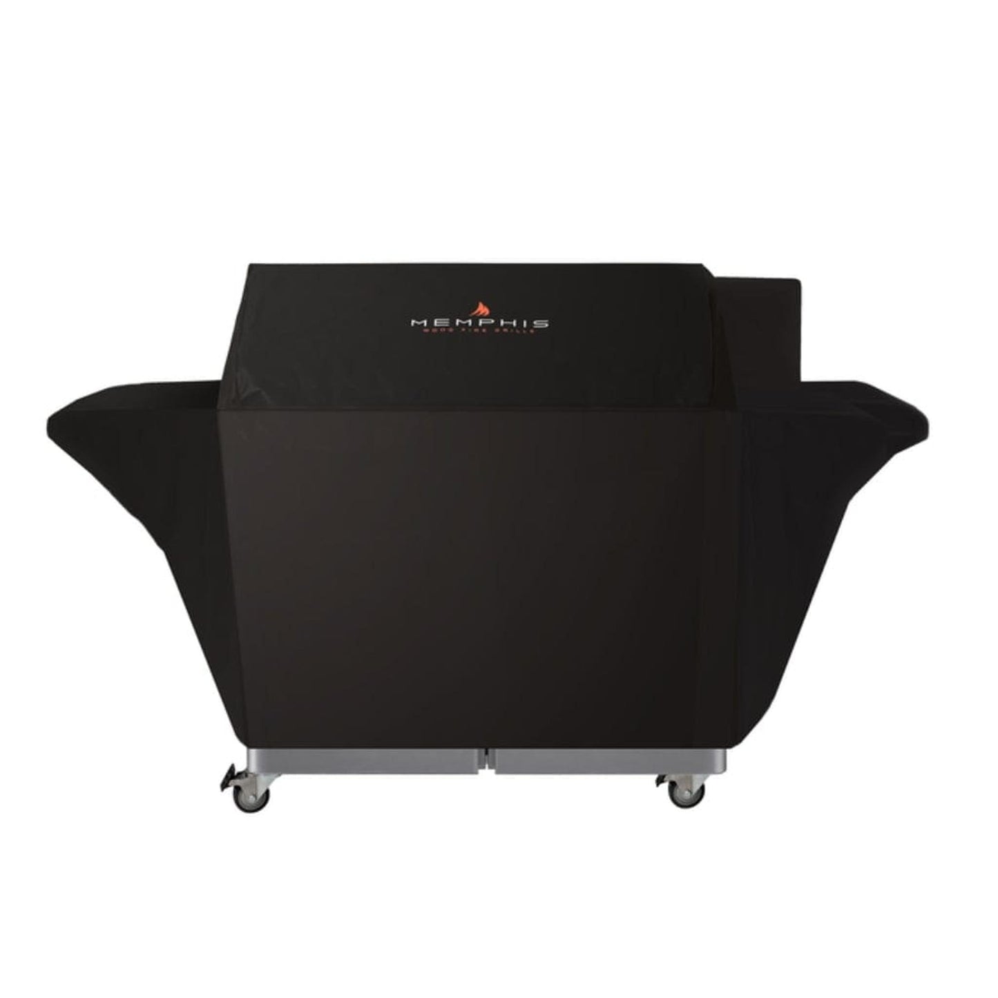 Memphis Black Polyester Grill Cover for Elite Cart ITC3 Pellet Grill