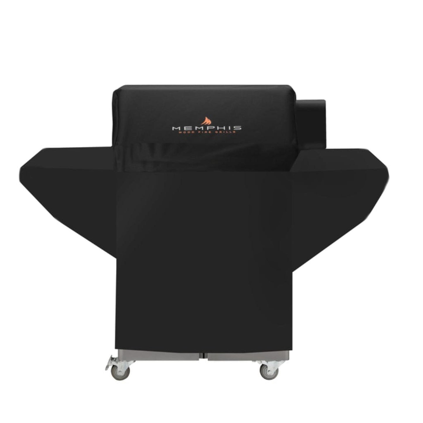 Memphis Black Polyester Grill Cover for Pro Cart ITC3 Pellet Grill