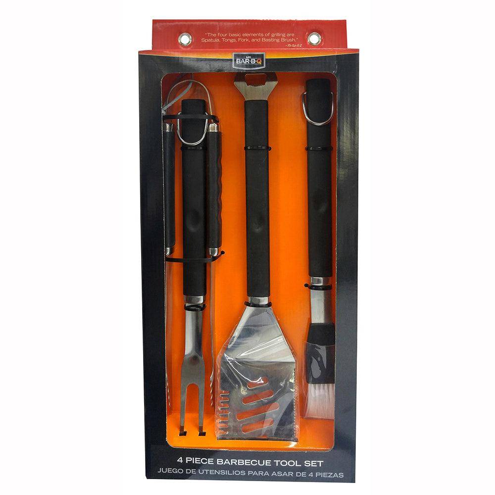 Mr. Bar-B-Q 4-Piece Barbecue Tool Set