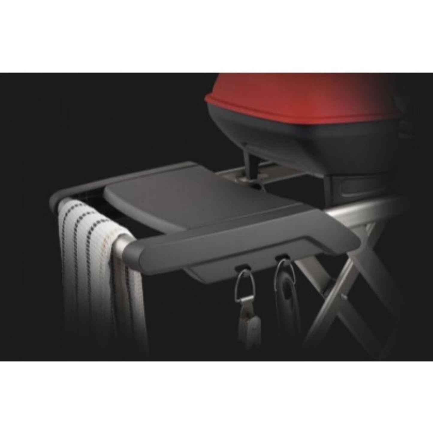 Napoleon 44" TravelQ 285X Portable Freestanding Propane Gas Grill With Griddle - Red