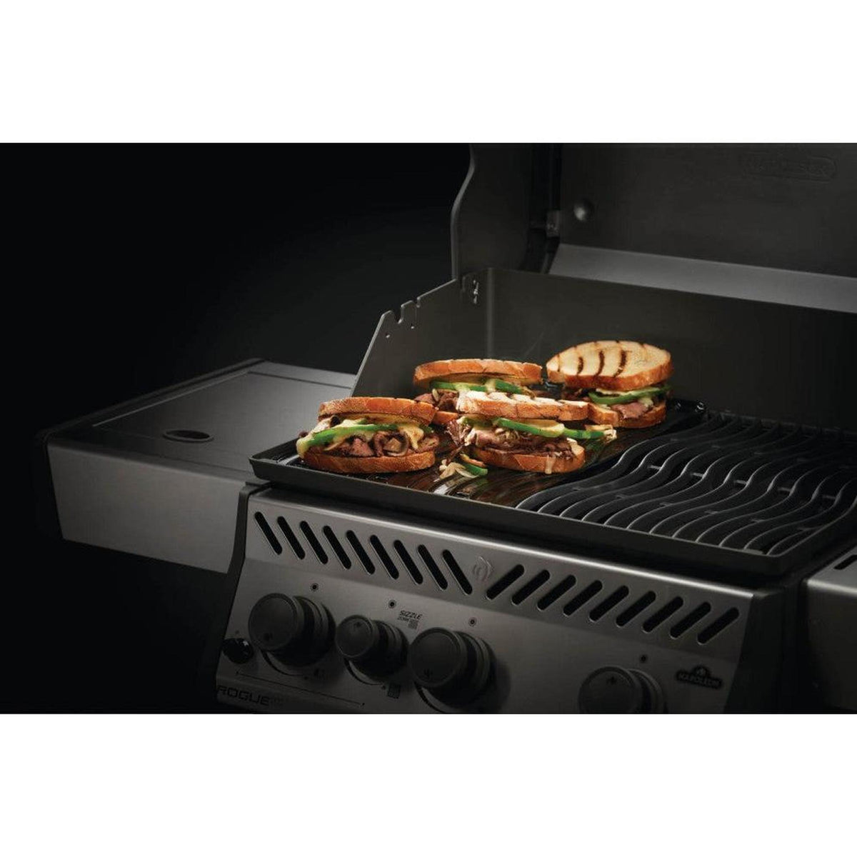 Napoleon 56426 2-sided Porcelain-Enameled Cast Iron Griddle