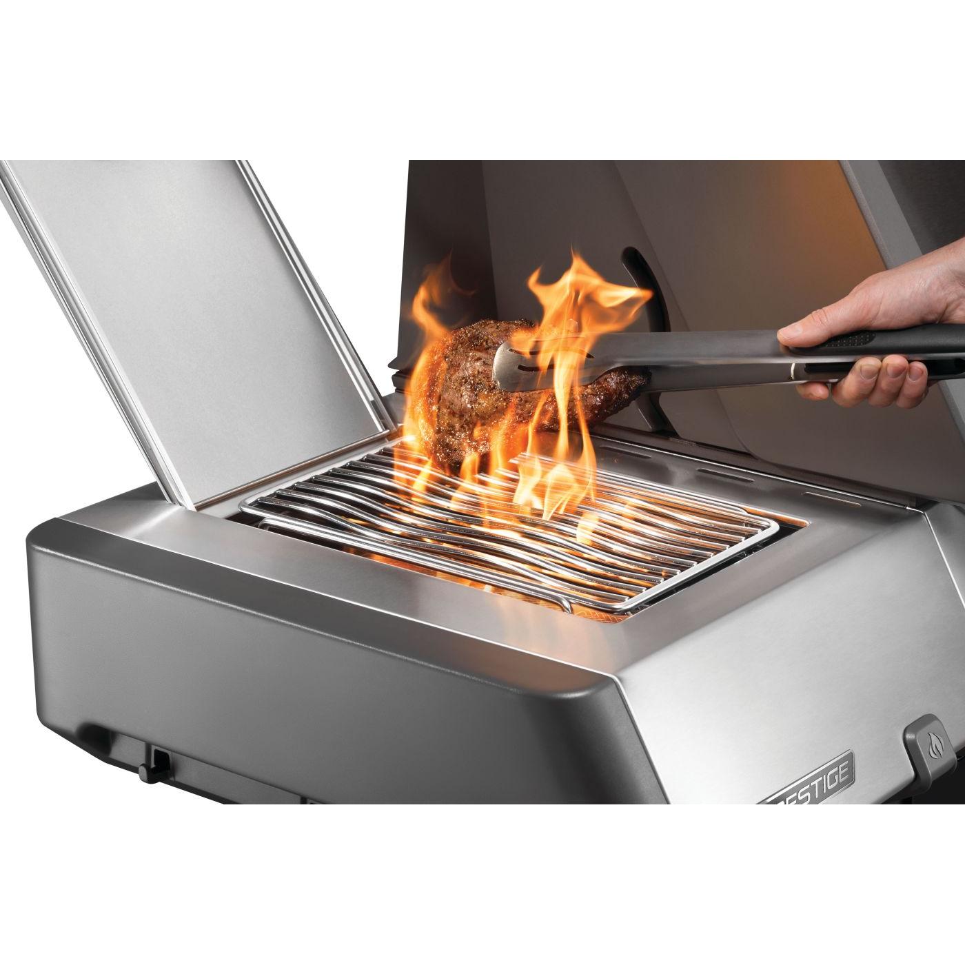 Napoleon Prestige 665 Connected RSIB 74" Freestanding Natural Gas Grill With Infrared Side and Rear Burner