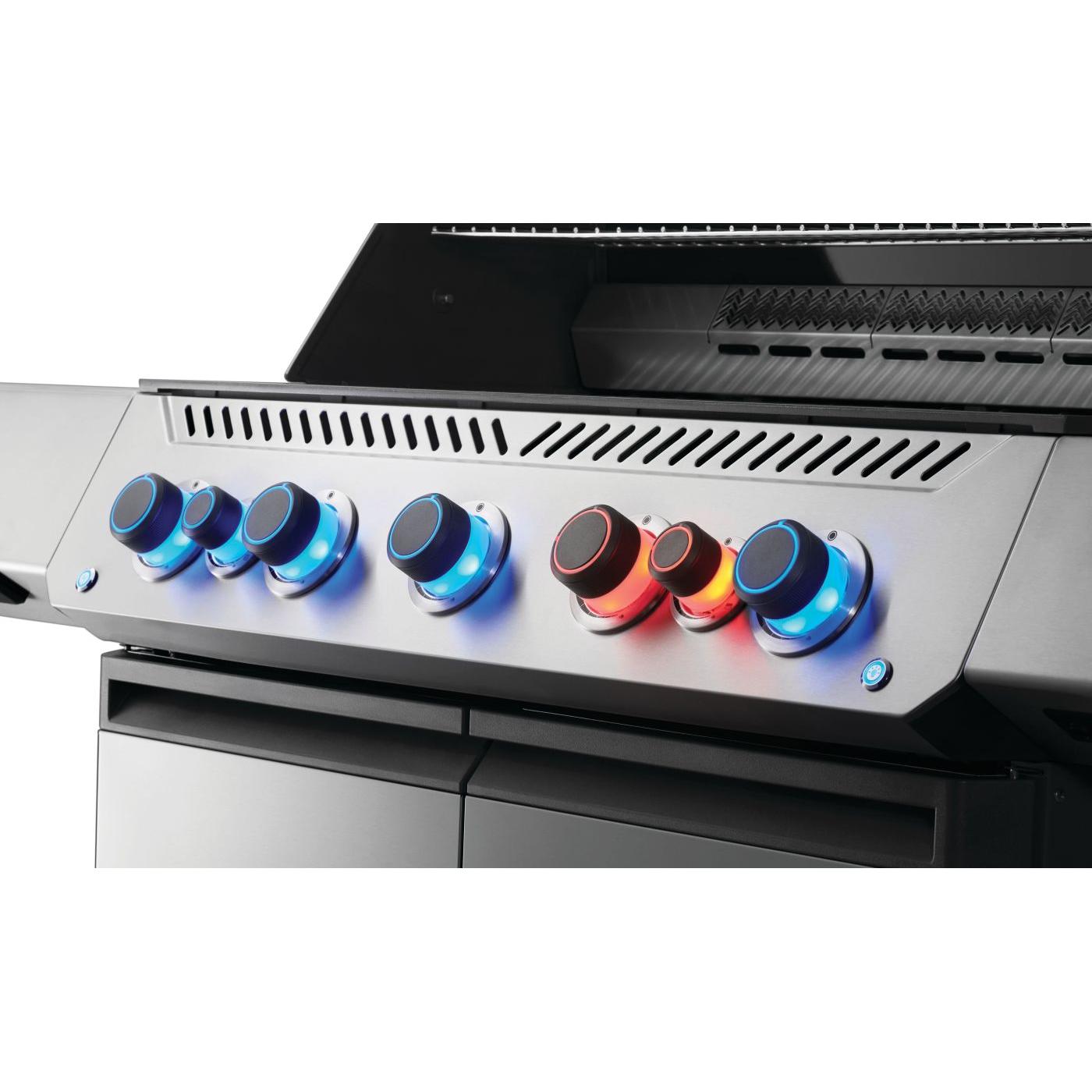 Napoleon Prestige 665 RSIB 74" Freestanding Natural Gas Grill With Infrared Side and Rear Burner