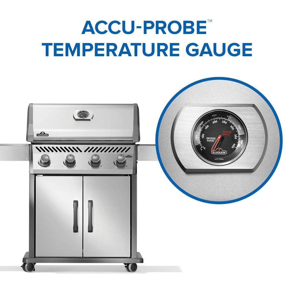 Napoleon Rogue 525 57" 4-Burner Stainless Steel Freestanding Natural Gas Grill