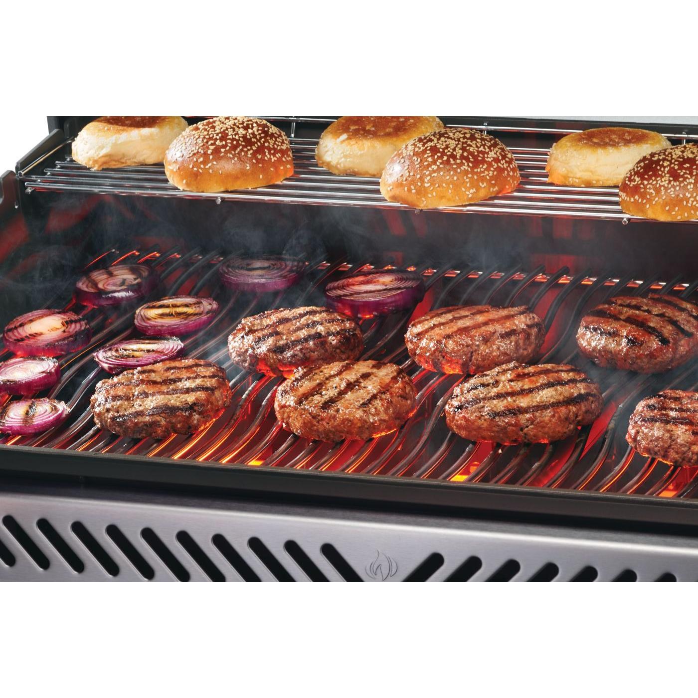 Napoleon Rogue PRO 625 SIB 66" Stainless Steel Freestanding Propane Gas Grill With Infrared Side Burner