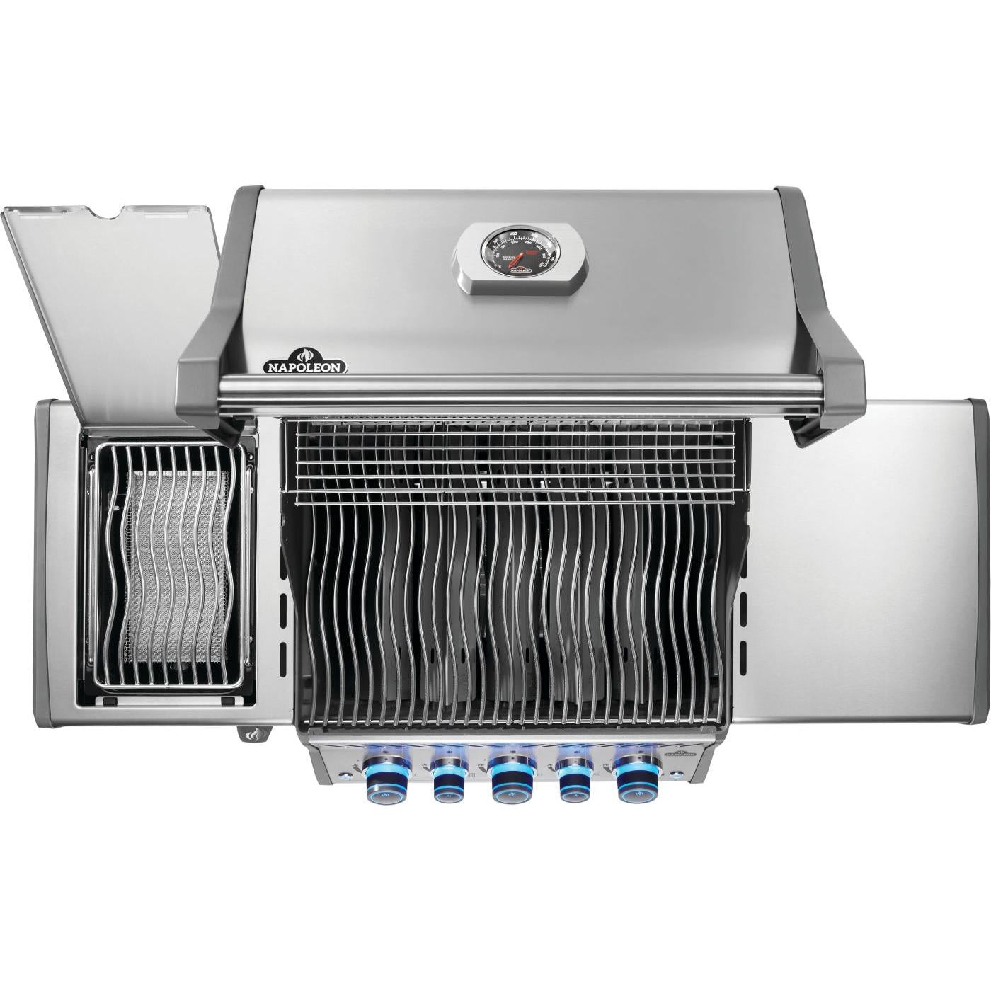Napoleon Rogue PRO-S 425 RSIB 55" Freestanding Natural Gas Grill With Infrared Side and Rear Burner