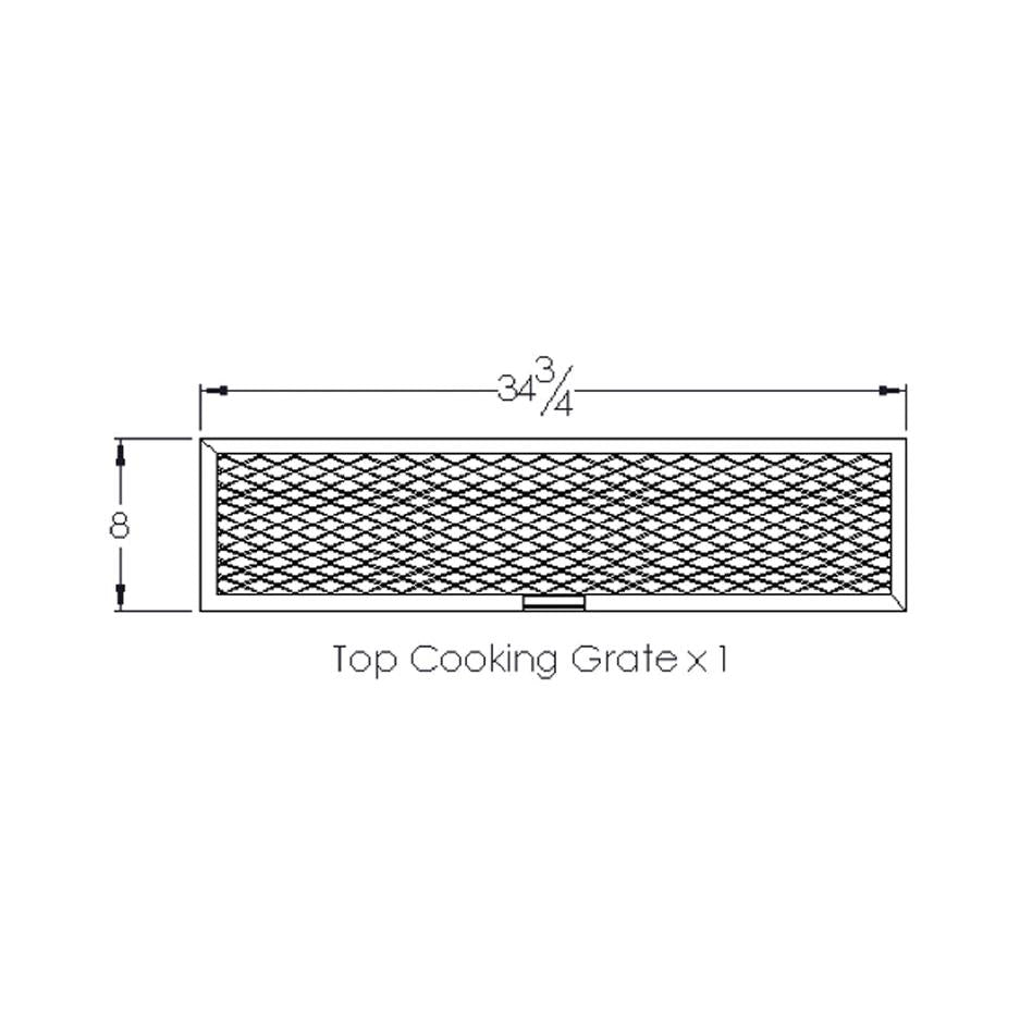 Old Country BBQ Pits Brazos BBQ Smoker Top Cooking Grate