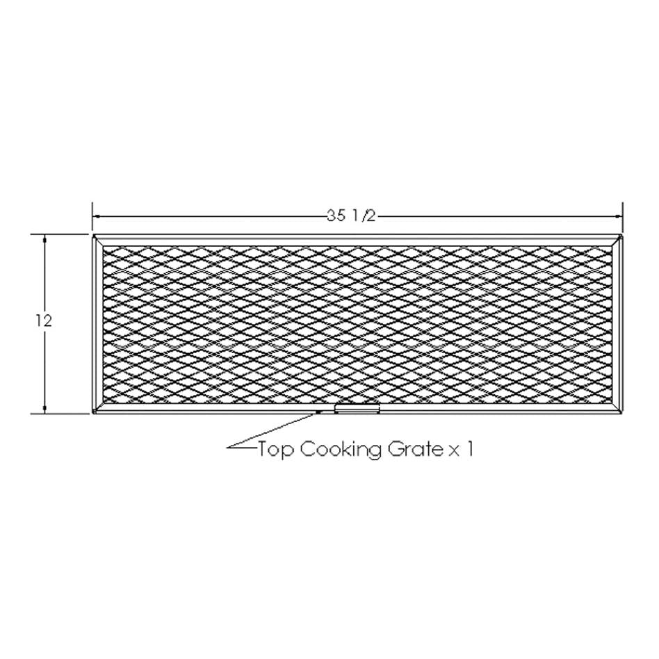 Old Country BBQ Pits G2 20x36 BBQ Smoker Top Cooking Grates