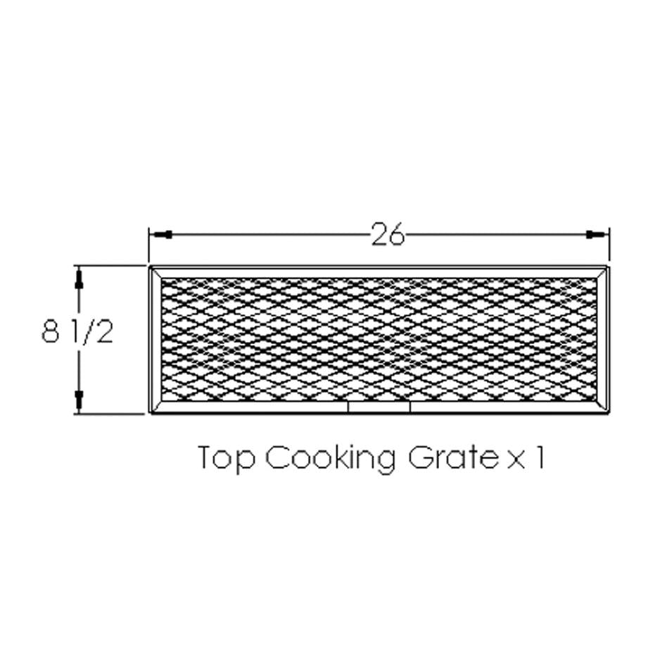 Old Country BBQ Pits Wrangler BBQ Smoker Top Cooking Grate