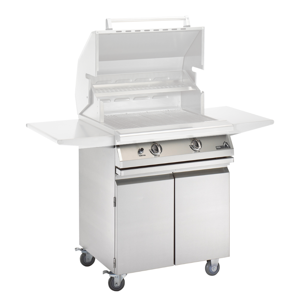 PGS Stainless Steel Permanent Pedestal Mount for Newport Natural Gas Grills