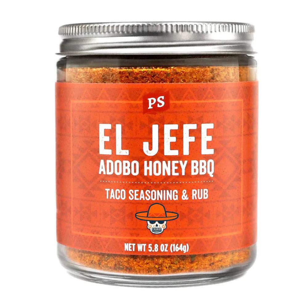 PS Seasoning 6 oz. El Jefe - Adobo Honey Taco Seasoning & Rub