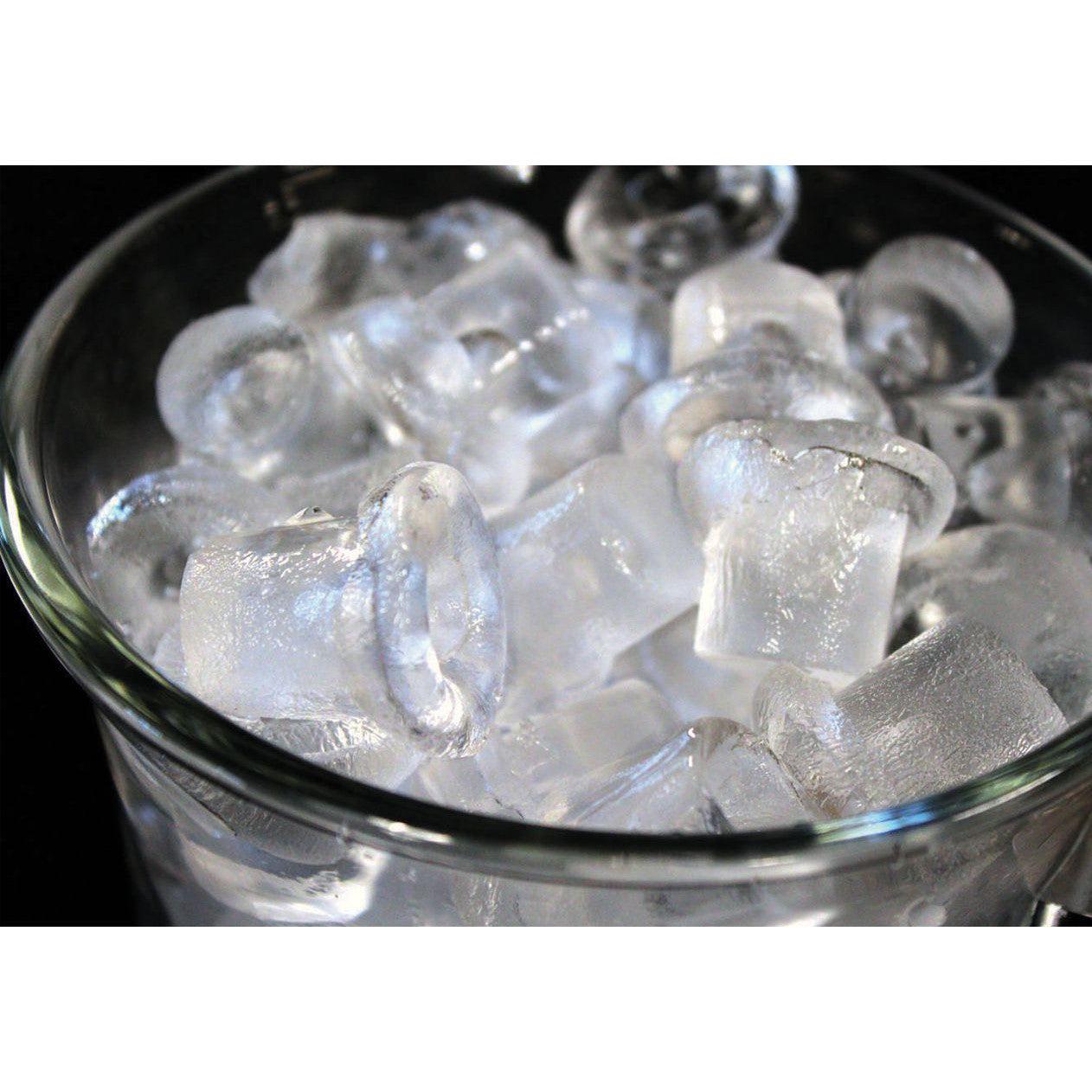 Perlick ADA Height 15" Compliant Clear Ice Maker with Stainless Steel Solid Door Hinge Left