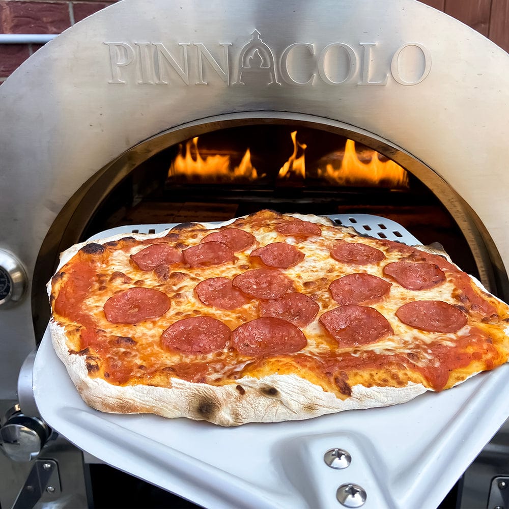 Pinnacolo 14” Perforated Aluminum Pizza Peel With Handle