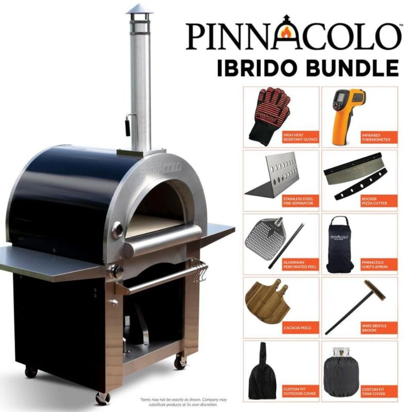 Pinnacolo 32" Ibrido Hybrid Freestanding Pizza Oven
