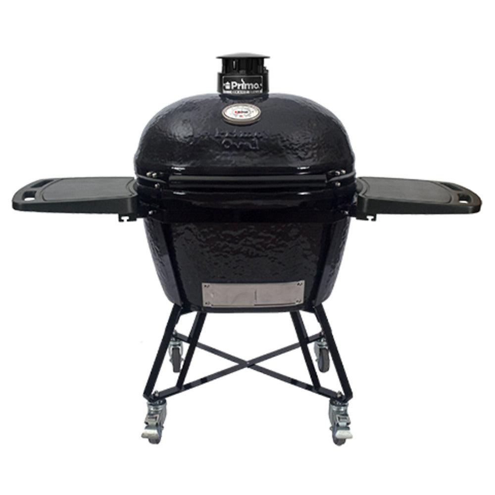 Primo XX-Large Black All-In-One Ceramic Oval Kamado Charcoal Grill