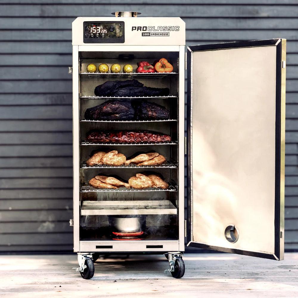 Pro Smoker Pro Classic 100 Stainless Steel 100S Metal Electric Smokerhouse With WiFi + BT Control