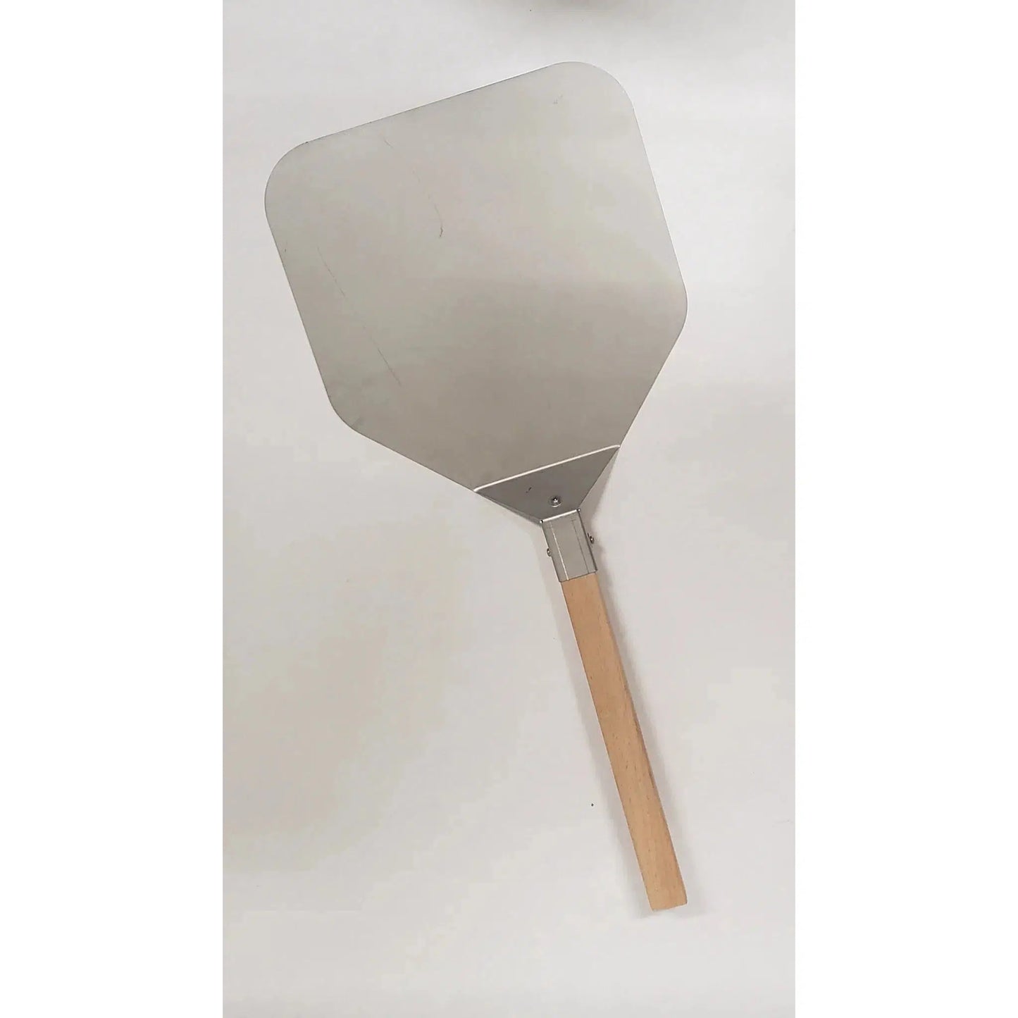 ProForno Traditional Stainless Steel Pizza Peel with Wooden Handle