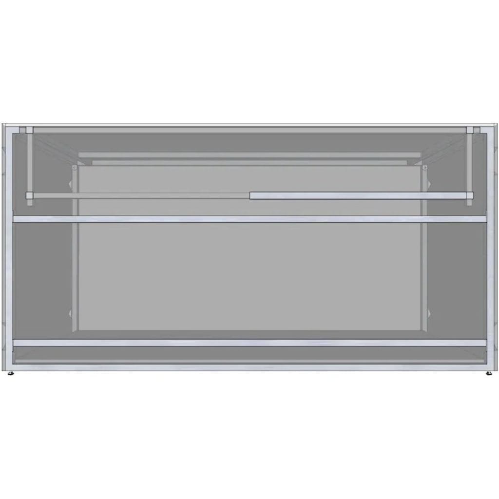 RTF Systems Universal 72" Ready To Finish BBQ Island Appliance And Storage Cabinet